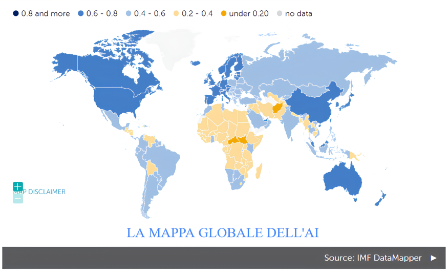 Mappa globale AI